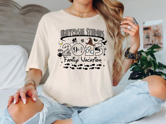 Vintage Disney Universal Studios 2025 Shirt, Universal Studios Trip Shirt, Disney Family Vacation, Universal Orlando Shirt, Disney Family