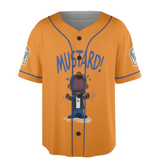 West Coast Shirt,Gifts for Lamar Fans,Mustaaard Funny Jersey,Funny Gift for Hip Hop Lover,Mustard Tee,My Drawing