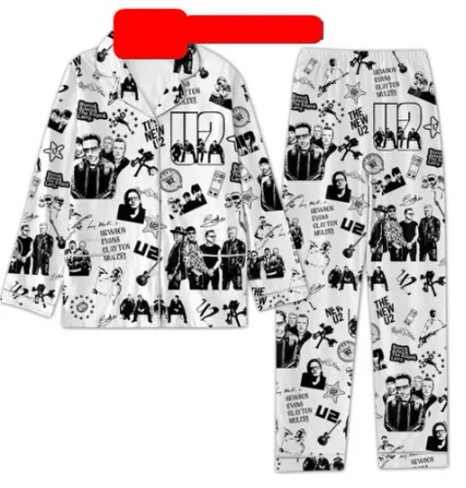 U2 The New U2 Polyester Pajamas Set