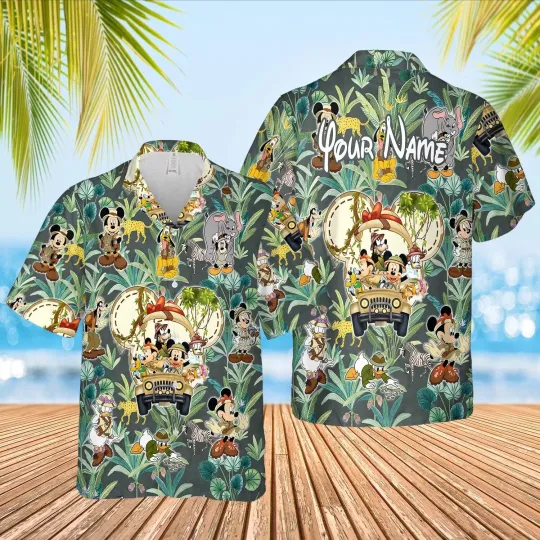 Animal Kingdom Hawaiian Shirt - Mickey Pirate Cruise Disney Shirt For Men Women