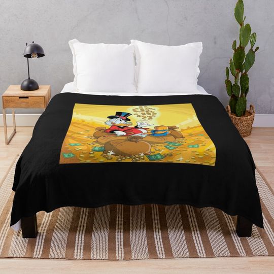 Scrooge McDuck Throw Blanket