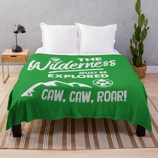 Wilderness Explorer - The Wilderness Must Be Explored Throw Blanket