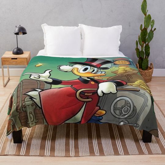 Scrooge McDuck Throw Blanket