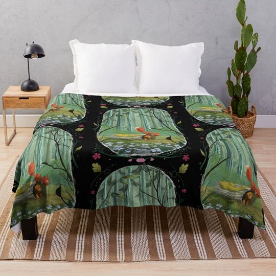 The fox and the hound  Throw Blanket