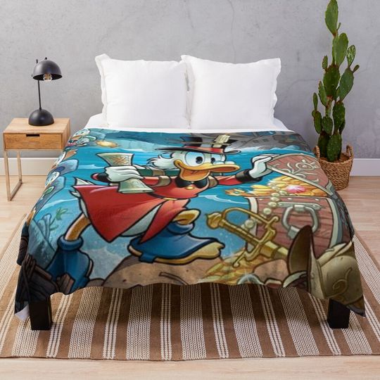 Scrooge McDuck Throw Blanket
