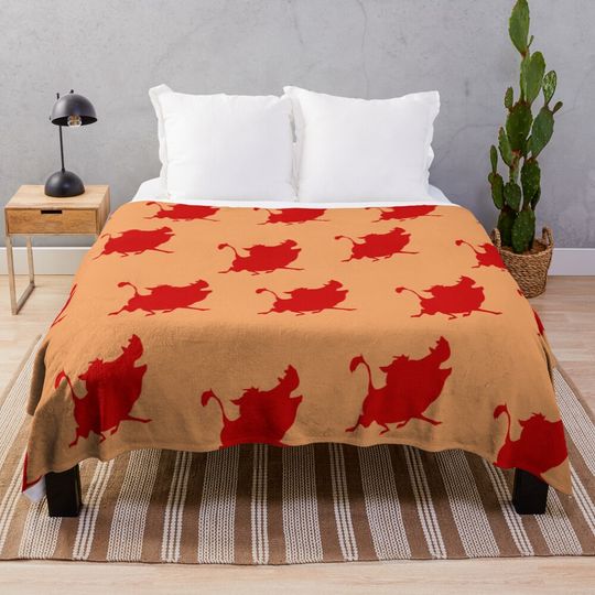 Hakuna Matata Print (Pumba Edition) Throw Blanket