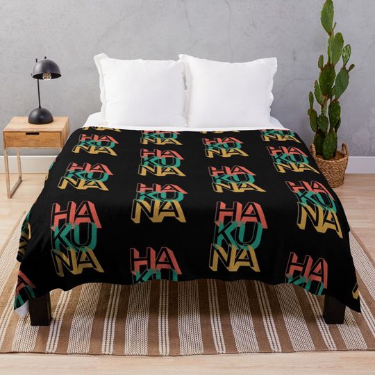 Hakuna Matata Throw Blanket