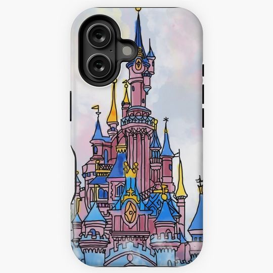 all hail the croissant castle  iPhone Case