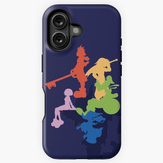 Kingdom Hearts Stylized Cover Art iPhone Case