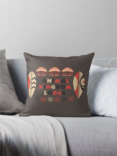 Animal Kingdom Lodge Pillow