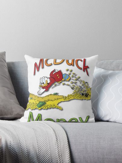 Scrooge McDuck Pillow