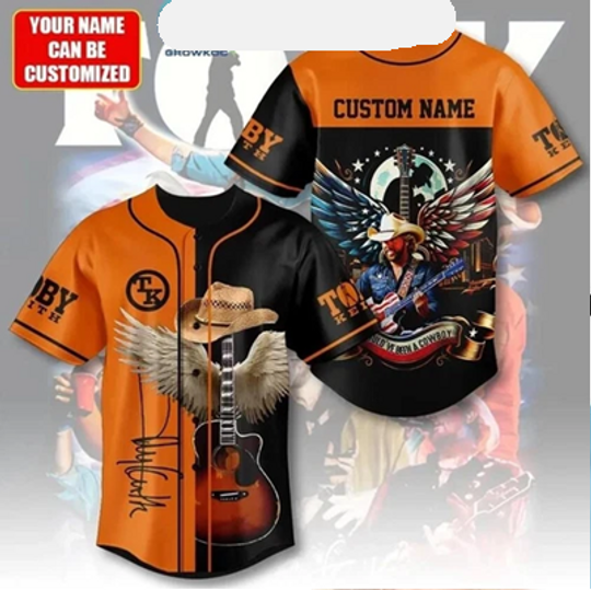 Toby Keith Shouldve Been A Cowboy Personalized Baseball Jersey