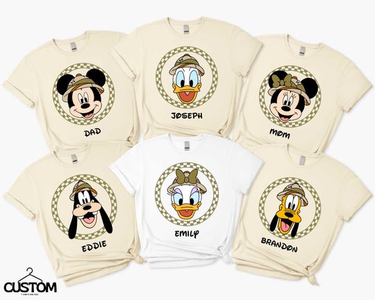 Disney Mickey and Friends Animal Kingdom Shirt, Animal Kingdom Matching Shirt, Disney Family Trip Shirt, Mickey and Friends Safari Shirt