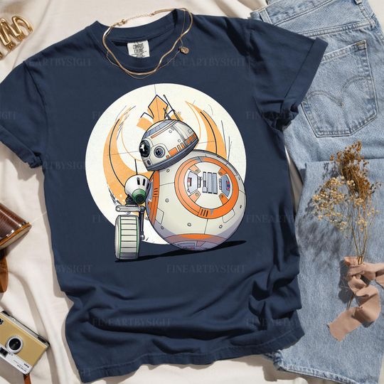 Star Wars BB-8 D-O Droid BFF Shirt, Star Wars Vintage ShirtFor Women, Disneyworld T-shirt, Galaxy's Edge, Star Wars Merch