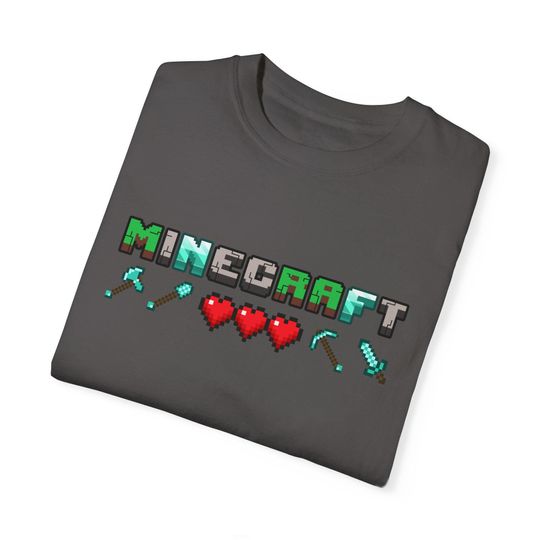 Minecraft Unisex Garment-Dyed T-Shirt