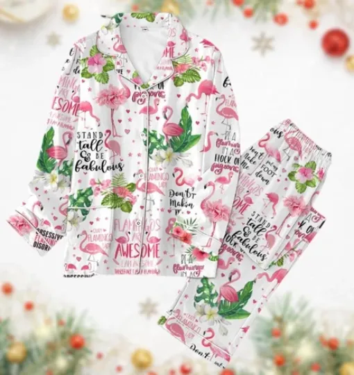 Flamingo Pink Flamingo Pj Set