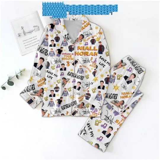 Niall Horan Save My Life Satin Pajamas Set