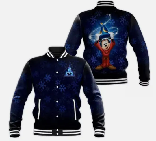 Mickey Disney Baseball Jacket For Fan