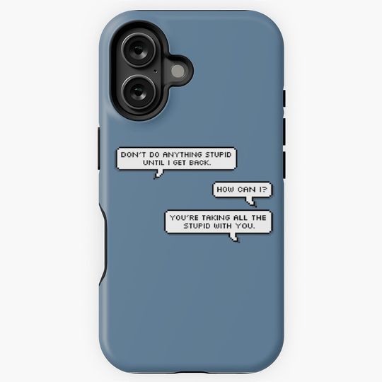 Steve and BUCKYY Bn Quote iPhone Case