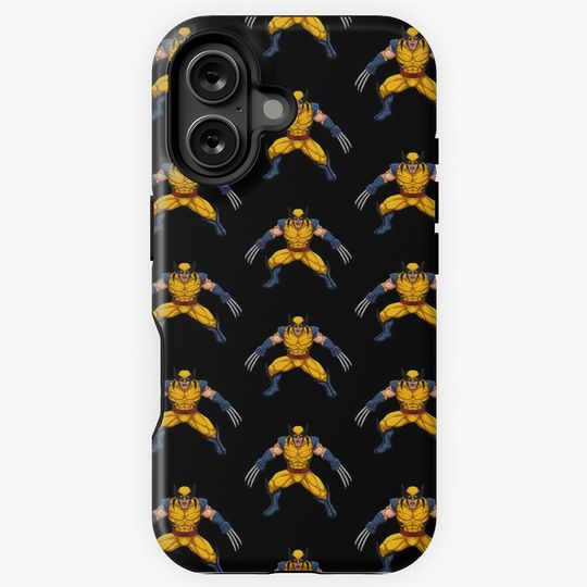 Wild wolverine. iPhone Case