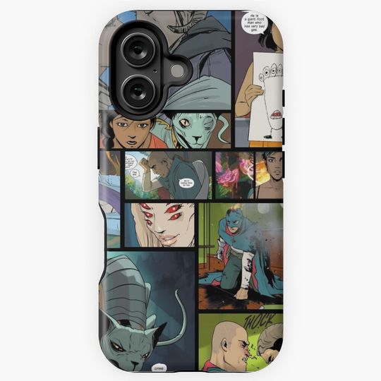 Saga Image Comics Panel Design  iPhone Case