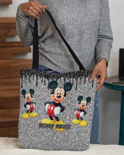 Mickey Mouse Tote Bag, Mickey Handbag, Mickey Lovers Gift Bag