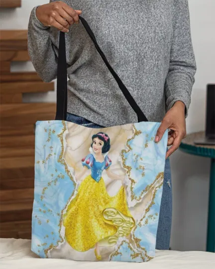Snow White Tote Bag, Snow White Princess Handbag, Snow White Lovers Gift Bag