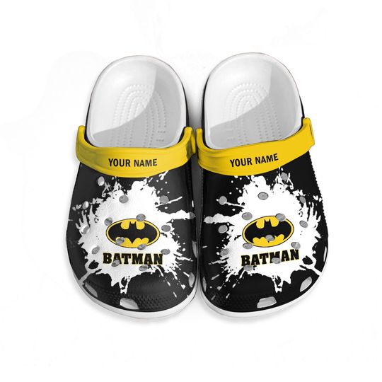 Personalized Batman Movie Clogs For Adults