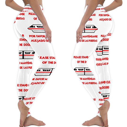 Red Monorail Leggings