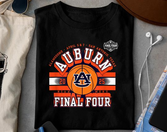 Auburn Tigers Final Four 2025 Men's Basketball T-shirt