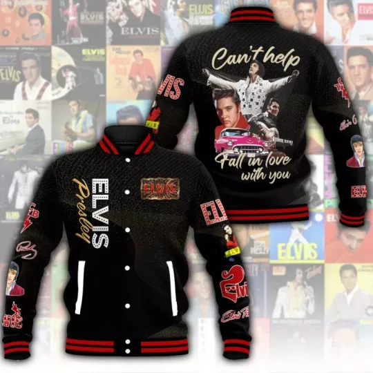Elvis Presley Varsity Jacket – Baseball Jacket
