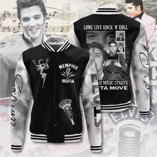 Elvis Presley Varsity Jacket – Baseball Jacket