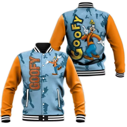 Goofy Dog ,goofy Dog Disney Cartoon Gift Lover Baseball Jacket