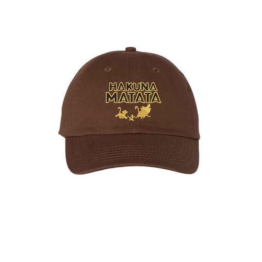 Hakuna Matata Embroidered Baseball Cap