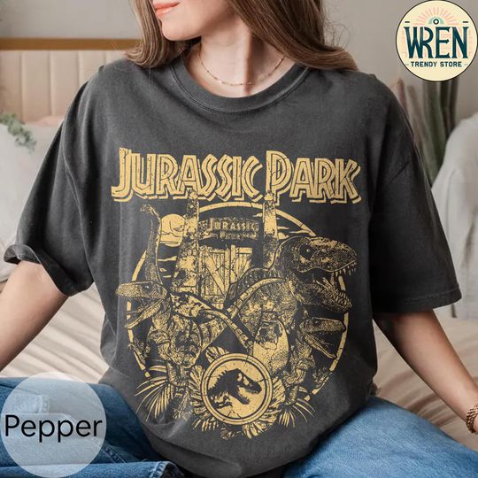 Discover Vintage Jurassic Park Shirt, Jurassic World Shirt, Jurassic World Rebirth, Tyrannosaurus T-Shirt, Jurassic Park Trip T-Shirt, Dino Shirt