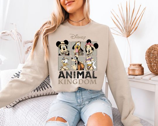 Disney Animal Kingdom Sweatshirt, Lion King Sweatshirt, Mickey And Friends, Wild About Disney Shirt, Minnie Safari