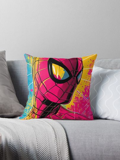 Spidey Pop Art Pillow