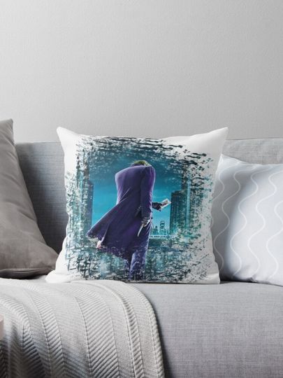 heath ledger ( joker )  Pillow