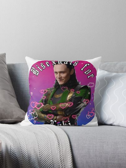 bisexuals for loki Pillow