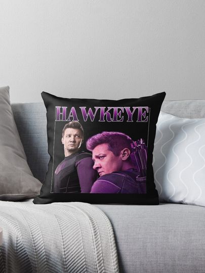 y2k hawkeye Pillow