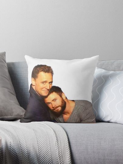 Tom Hiddleston & Chris Hemsworth Pillow