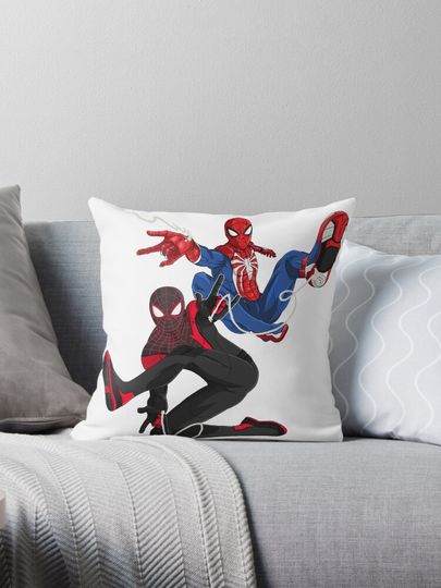 Discover Game verse spideys Pillow