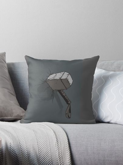 Thor Hammer  Pillow