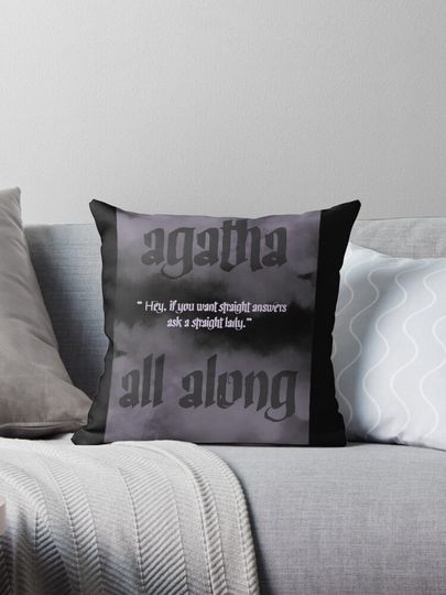Agatha All Along Pillow