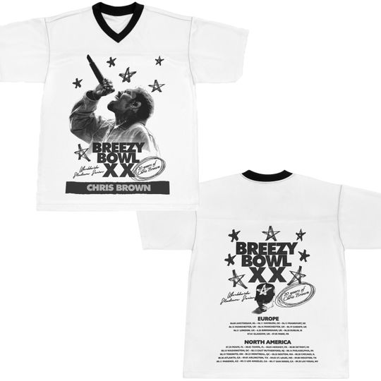 Breezy Bowl XX Football Jersey, Retro Sports Apparel, Perfect for Game Days, Concerts, Casual Outfits, Gifts