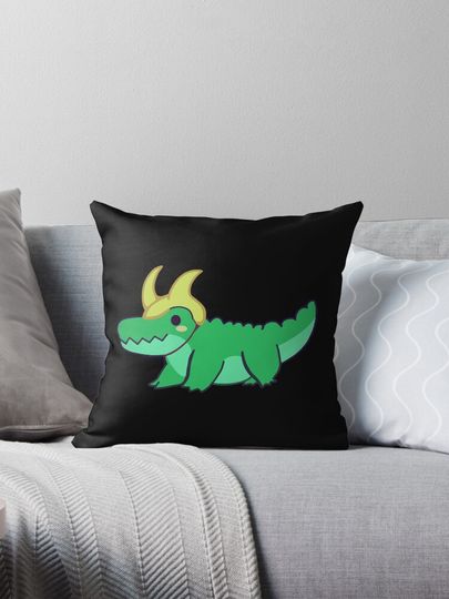 Chibi Alligator Loki Pillow