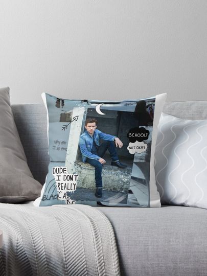 Tom Holland Blue Design Pillow