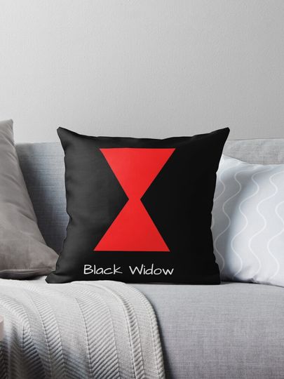 Black widow Pillow