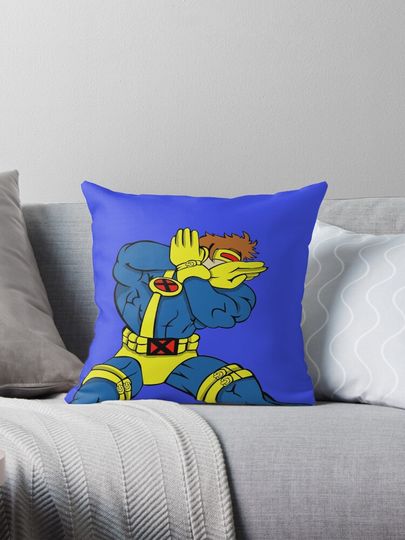 CYCLOPS BEHOLD!!! MVC2 Pillow
