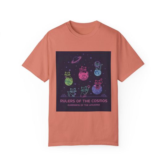 Guardians of the Galaxy Cats Unisex T-shirt, Cute Cat Lover Tee, Space Kitty Shirt, Marvel Fan Gift, Galaxy Cat Apparel